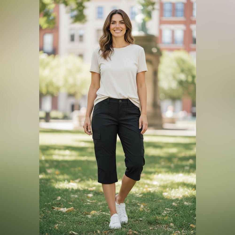 Y2k Athleta 2013 black Capris S/841284-00 S/52257 V/ 700026462
02/13